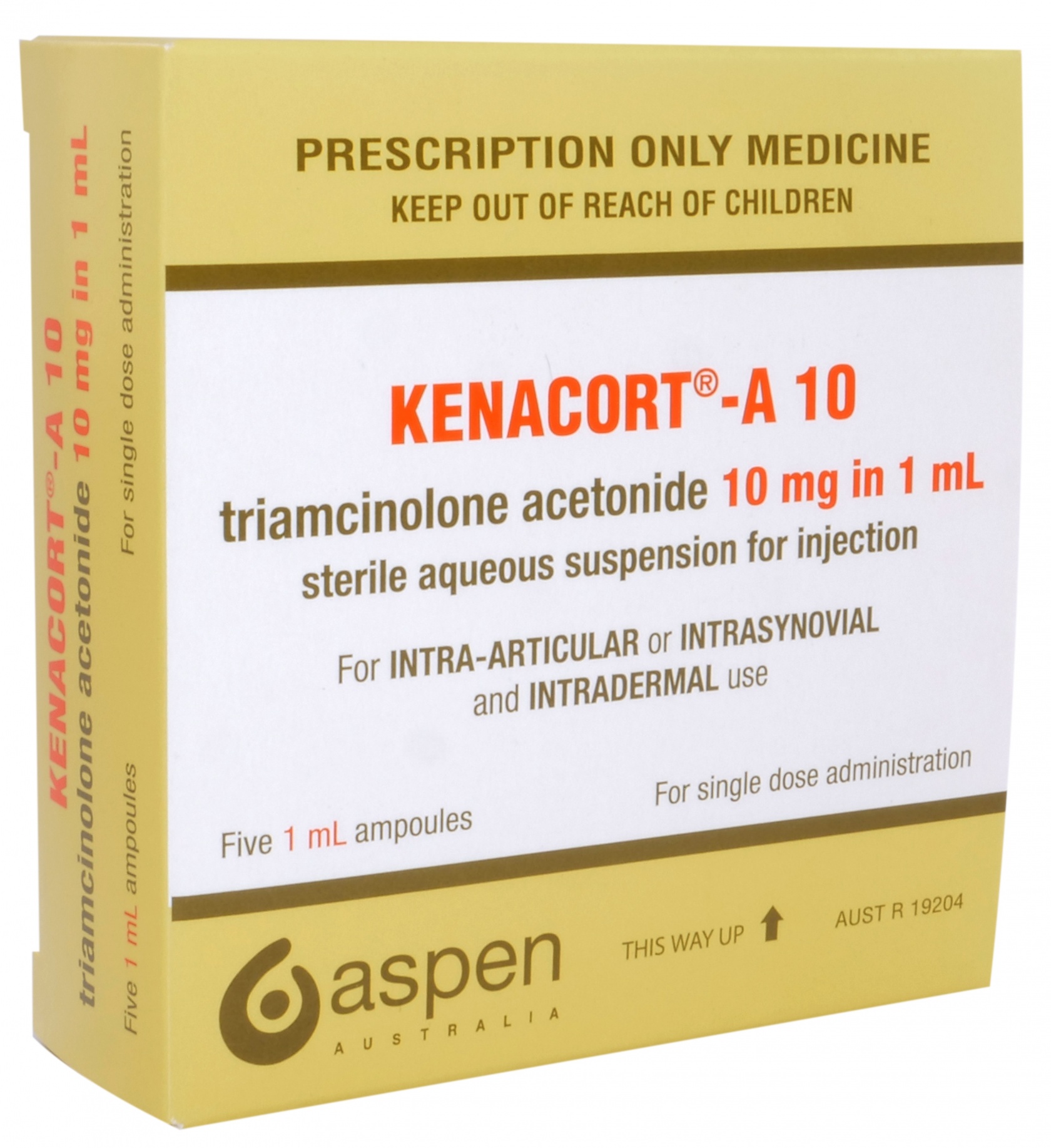 Kenacort Injection A-10 10mg x 1ml image 0